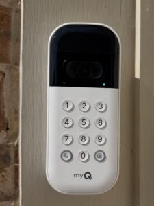 Smart Garage Door Video Keypad